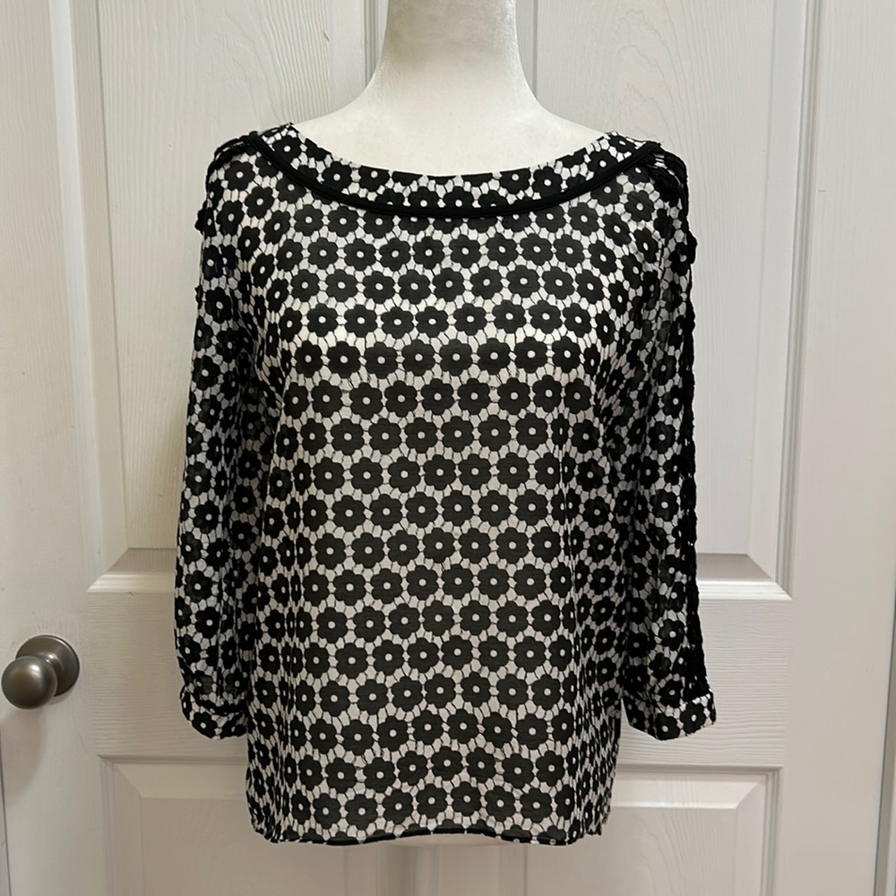 Atina Cristina silk blend tunic top szXS